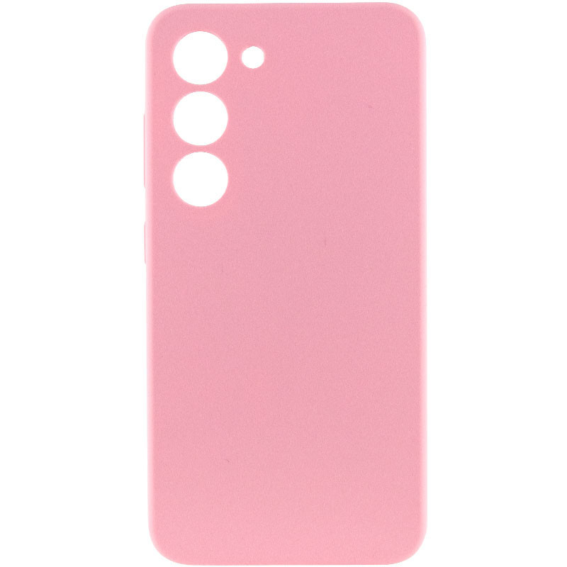 Чохол Silicone Cover Lakshmi Full Camera (AA) на Samsung Galaxy S23 (Рожевий / Pink)