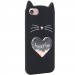 Фото Силиконовый чехол Love Cat 3D для Apple iPhone 7 / 8 (4.7") на vchehle.ua