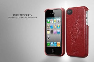 Кожаный чехол SGP (5 цветов) для iPhone 4