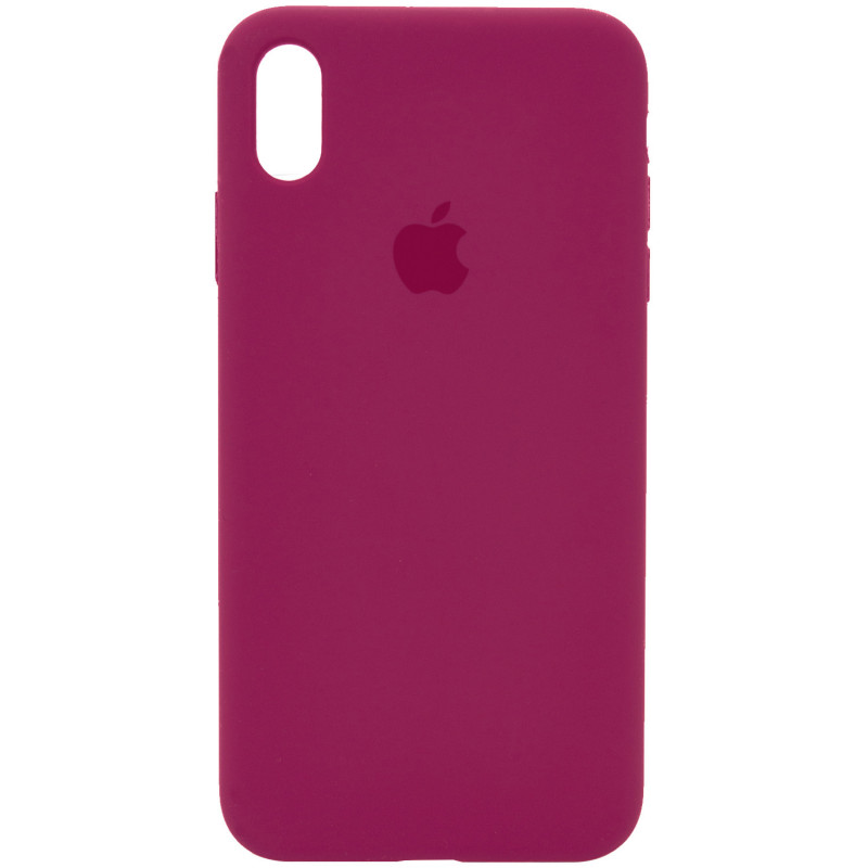 Чохол Silicone Case Full Protective (AA) на Apple iPhone XR (6.1") (Червоний / Rose Red)