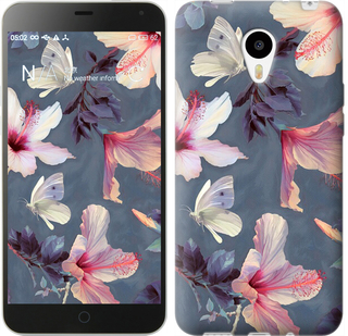 

Чехол Нарисованные цветы для Meizu M1/M1 mini 596332