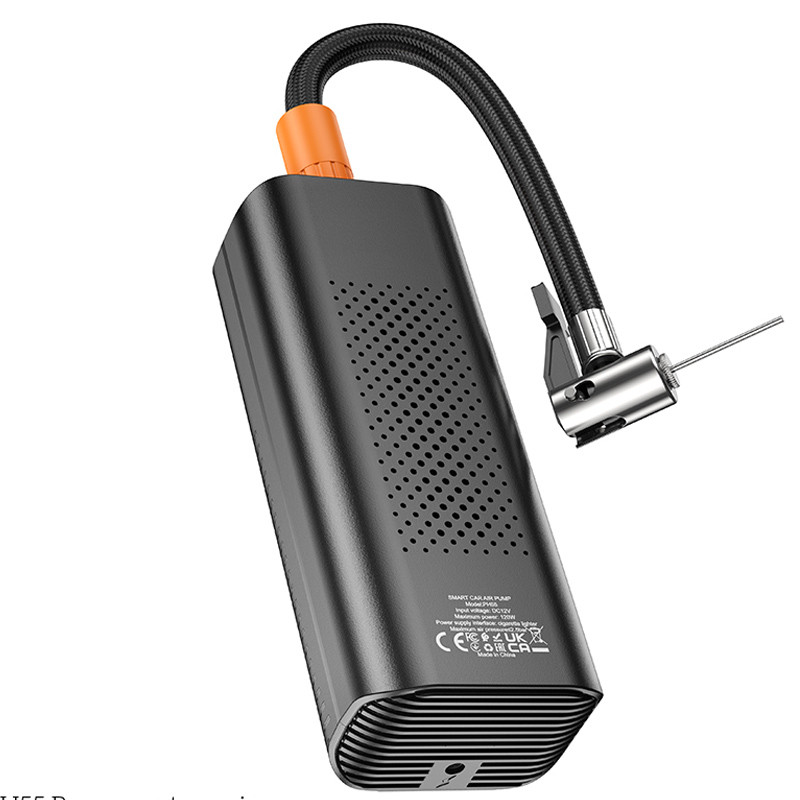 Автомобильный насос Hoco PH55 Roys smart car air pump (Black) в магазине vchehle.ua