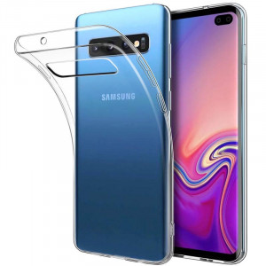 TPU чохол Epic Transparent 1,0mm на Samsung Galaxy S10