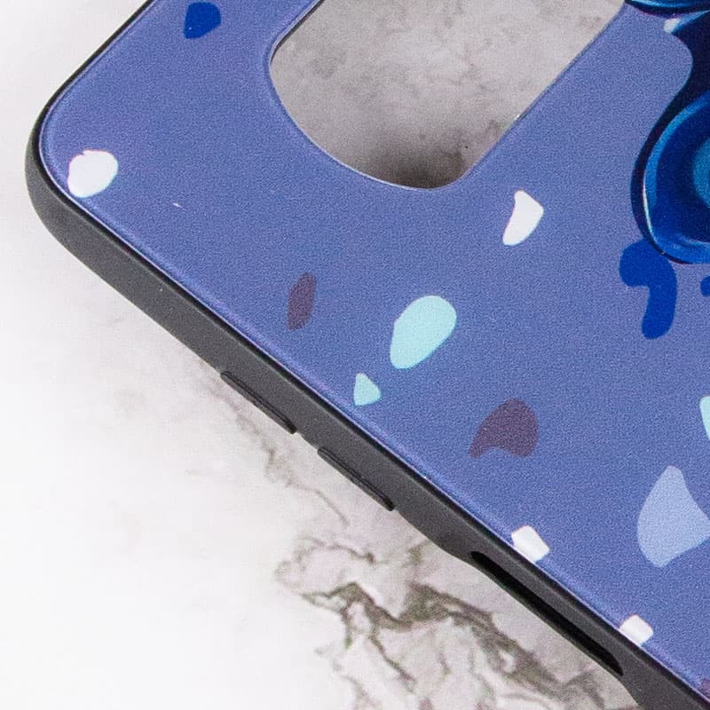TPU+Glass чохол Diversity на Xiaomi Poco X3 NFC / Poco X3 Pro (Stains blue) в магазині vchehle.ua