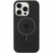 Чехол Silicone Case Full Protective (AA) with Magnetic Safe для Apple iPhone 15 Pro Max (6.7") (Черный / Black)