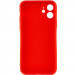Фото Силіконовий чохол Candy Full Camera на Apple iPhone 12 (6.1") (Червоний / Red) на vchehle.ua
