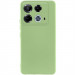 Чохол TPU GETMAN Liquid Silk Full Camera на Infinix Note 40 4G (Зелений / Pistachio)