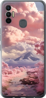 

Чехол Розовые облака для Tecno Spark 7 KF6n 1644669