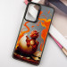 Фото TPU+PC чехол TakiTaki Fantasy magic glow для Apple iPhone 15 (6.1") (Fire dragon - Black) в магазине vchehle.ua