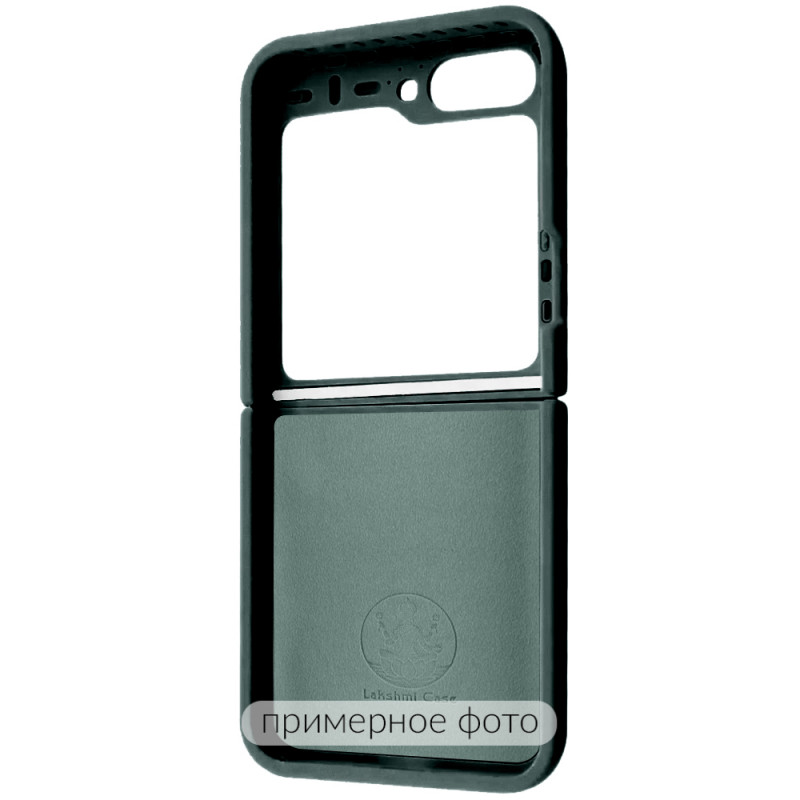 Фото Чохол Foldables Silicone Cover Lakshmi (AAA) на Motorola Razr 50 (Зелений / Cyprus Green) на vchehle.ua