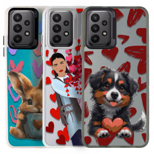 TPU+PC чохол TakiTaki Love magic glow для Samsung Galaxy A73 5G