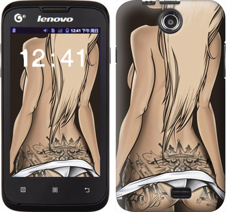 

Чохол Дівчина з татуюванням на Lenovo A300 644208