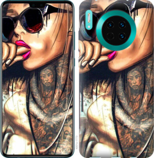 

Чохол Дівчина в тату на Huawei Mate 30 Pro 875159