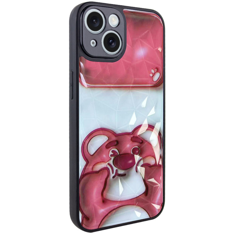 TPU+PC чехол Prisma Fluffie для Apple iPhone 15 (6.1") (Look Me)