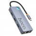 Переходник HUB Hoco HB51 Wow 6in1 (Type-C to HDTV+RJ45+PD+3xUSB3.0)