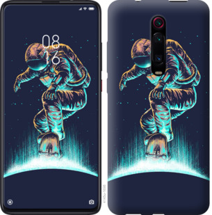 Чехол Космонавт на скейтборде для Xiaomi Redmi K20