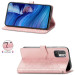 Кожаный чехол (книжка) Art Case с визитницей для Xiaomi Redmi Note 10 5G / Poco M3 Pro (Розовый) в магазине vchehle.ua