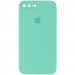 Чохол Silicone Case Square Full Camera Protective (AA) на Apple iPhone 7 plus / 8 plus (5.5") (Бірюзовий / Turquoise)