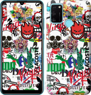 

Чехол Many different logos для Huawei Honor 9A 917253
