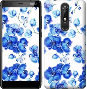 

Чехол Голубые орхидеи для Nokia 5.1 725371