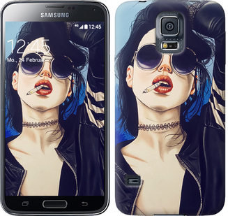 

Чехол Девушка на стиле для Samsung Galaxy S5 Duos SM G900FD 643603