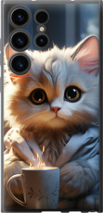 Чохол White cat на Samsung Galaxy S23 Ultra