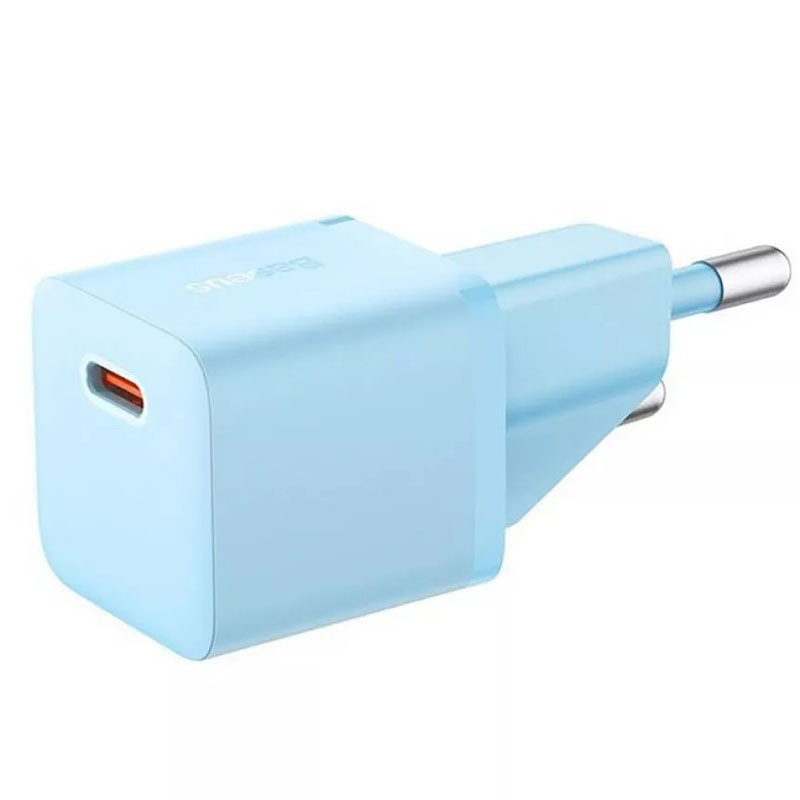 Фото СЗУ Baseus GaN5 Fast Charger (mini) 1C 20W (CCGN05010) (Blue) на vchehle.ua