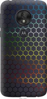 Чехол Переливающиеся соты для Motorola Moto G7 Play