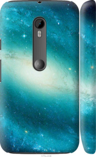 Чехол Голубая галактика для Motorola Moto G3