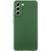 Чехол Silicone Cover Lakshmi Full Camera (A) для Samsung Galaxy S22+ (Зеленый / Dark green)