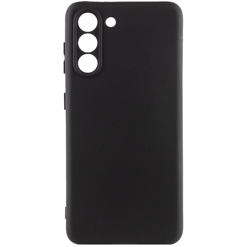 Чохол Silicone Cover Lakshmi Full Camera (A) на Samsung Galaxy S21 (Чорний / Black)