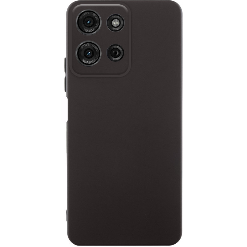 Чехол Silicone Cover Lakshmi Full Camera (AA) для Motorola Moto G75 5G (Шоколадный / Chocolate)