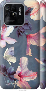 

Чехол Нарисованные цветы для Xiaomi Redmi 10C 1396218