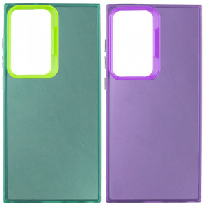 TPU+PC чохол Magic glow with protective edge на Samsung Galaxy S22 Ultra