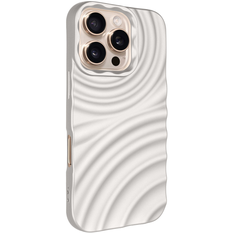Чохол TPU MonoWave на Apple iPhone 16 Pro Max (6.9") (Light Gray)
