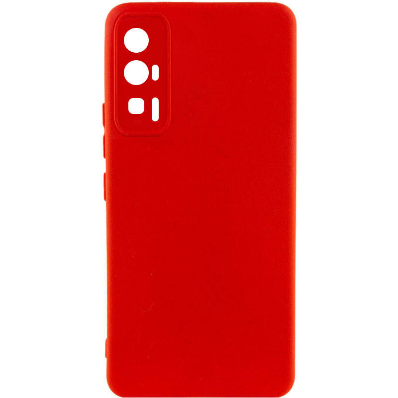 Чехол Silicone Cover Lakshmi Full Camera (A) для Xiaomi Poco F5 Pro (Красный / Red)