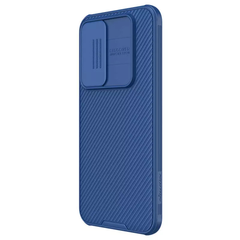 Фото Карбоновая накладка Nillkin CamShield Pro для Samsung Galaxy S23 FE (Blue) в магазине vchehle.ua