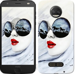 

Чохол Дівчина аквареллю на Motorola Moto G5 PLUS 702614