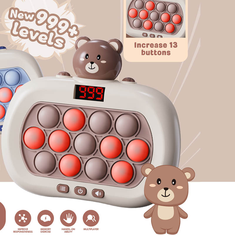 Фото Портативная игра Pop-it Speed Push Game Ver.5 (Bear) в магазине vchehle.ua