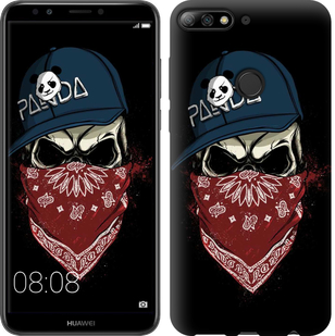 

Чохол Череп в кепці для Huawei Y7 Prime (2018) 669149