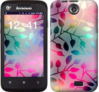 

Чехол Листья для Lenovo A300 626196