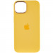 Фото Чохол Silicone Case Metal Buttons (AA) на Apple iPhone 12 Pro / 12 (6.1") (Жовтий / Bright Yellow) на vchehle.ua