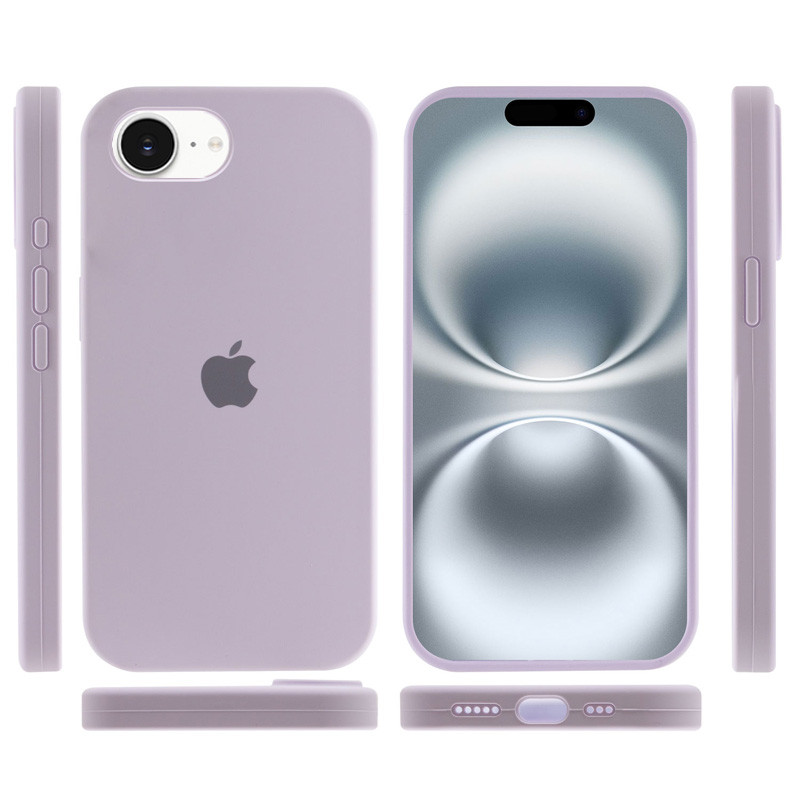 Фото Чехол Silicone Case Full Protective (AA) для Apple iPhone 16e (6.1") (Сиреневый / Lilac) в магазине vchehle.ua