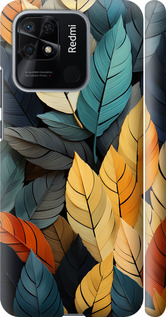 

Чохол Кольорове листя на Xiaomi Redmi 10C 1629385