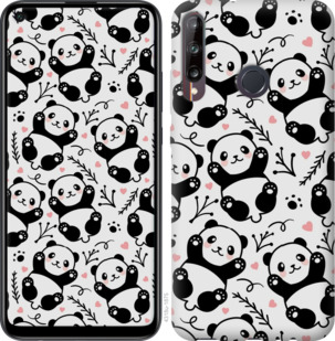 Чохол Панди на Huawei P40 Lite E