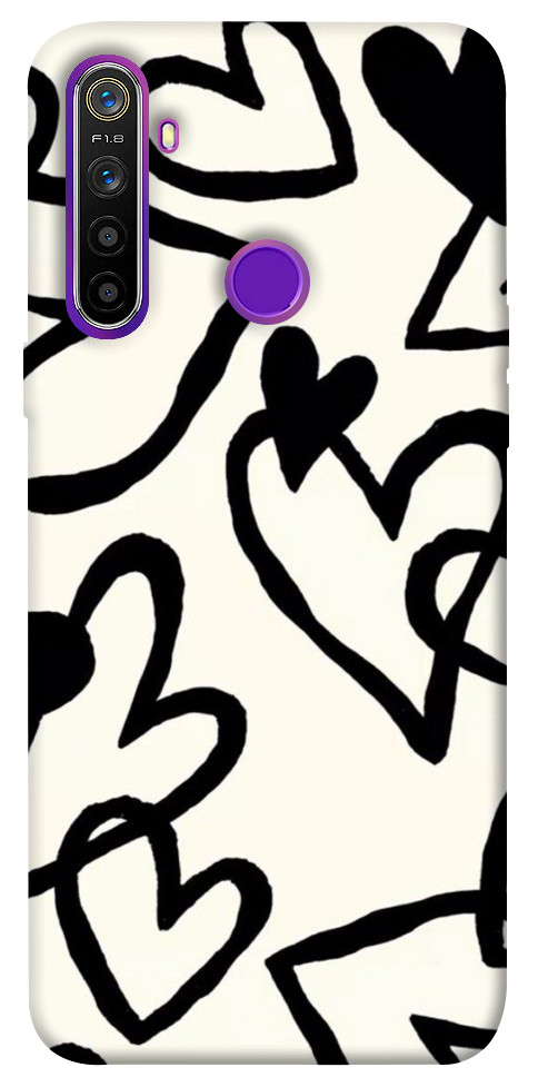 

Чехол Black heart для Realme 5 1098291