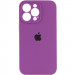 Чехол Silicone Case Full Camera Protective (AA) для Apple iPhone 16 Pro (6.3") (Фиолетовый / Grape)