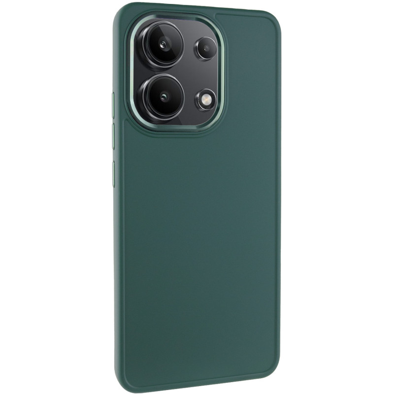 TPU чохол Bonbon Metal Style на Xiaomi Redmi Note 13 Pro 4G / Poco M6 Pro 4G (Зелений / Pine green)