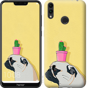 

Чохол Мопс з кактусом на Huawei Honor 8C 795785