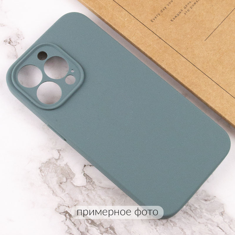 Фото Чехол Silicone Case Full Camera Protective (AA) NO LOGO для Apple iPhone 16 (6.1") (Зеленый / Pine green) в магазине vchehle.ua